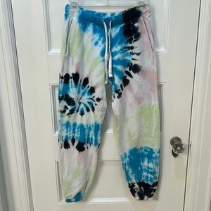 Electric & Rose tie die sweat pants